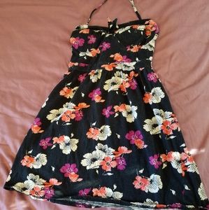 American Eagle Floral Halter Dress